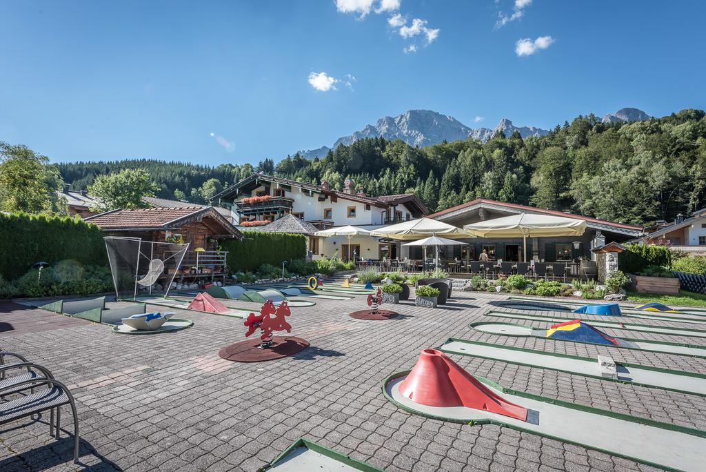 Pension Restaurant Dorfalm Leogang Exterior foto